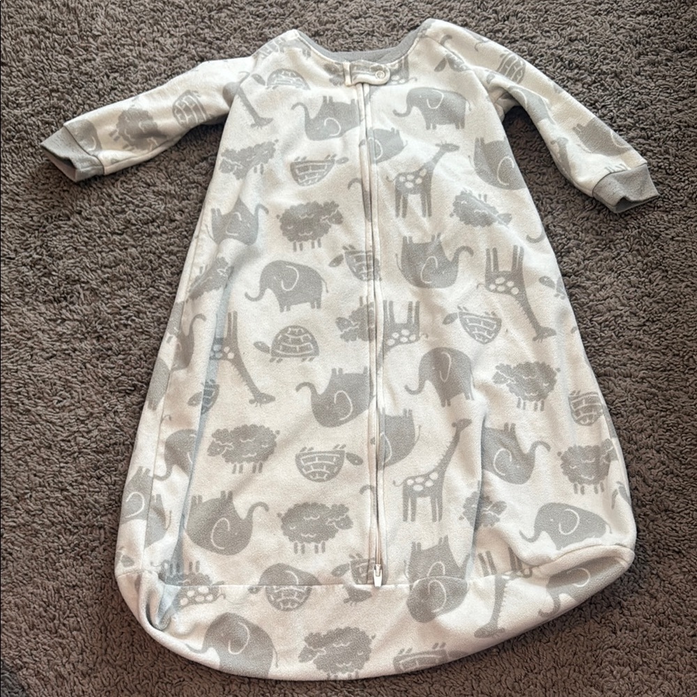 Carter's Gray Animal Long Sleeve Sleep Sack